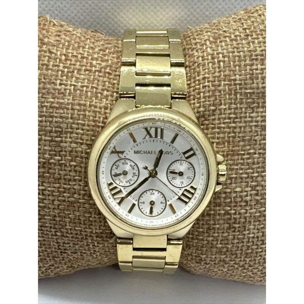 Michael Kors MK6449 Women's Gold Stainless Steel Analog Dial Quartz Watch JNA814